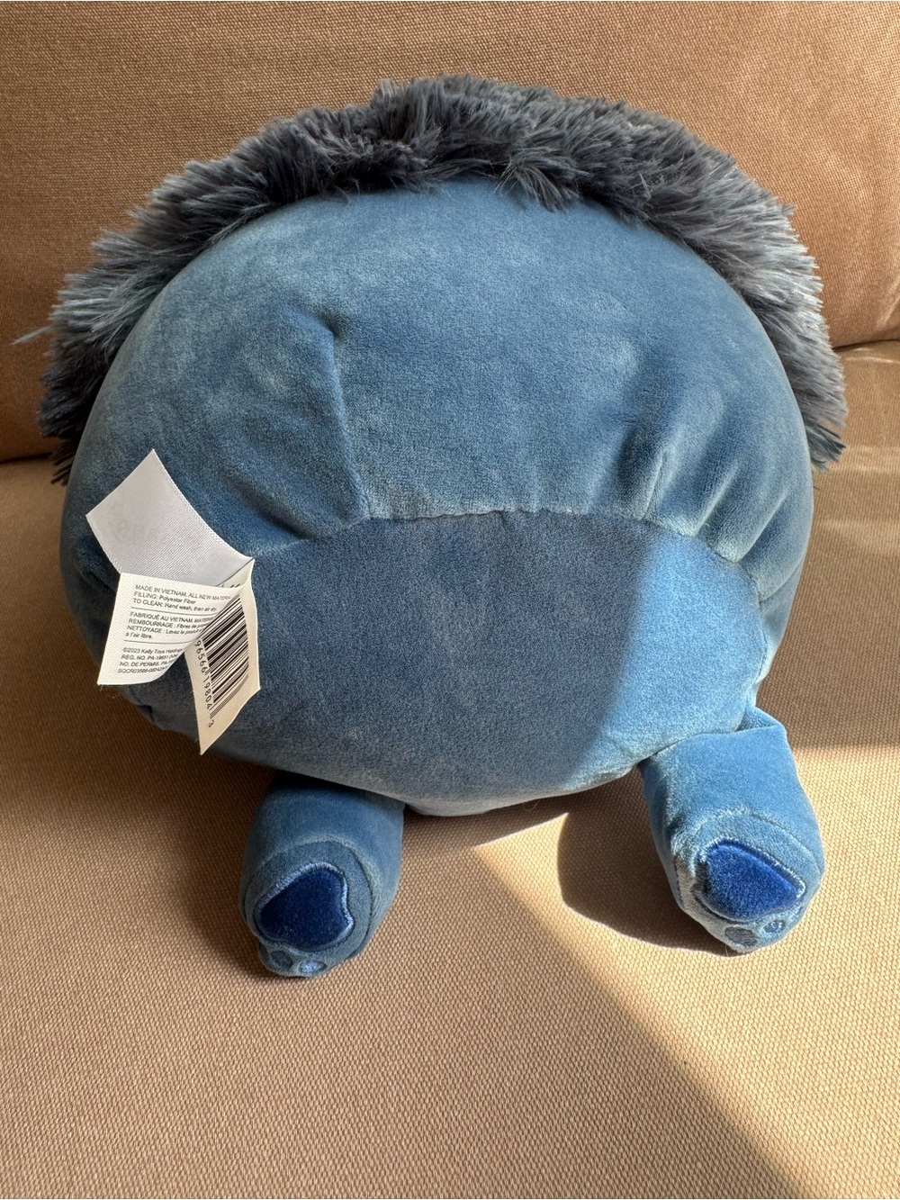 NWT 11" Dani the Navy Blue Bigfoot Squishmallow Yeti Plush Kellytoy Exclusive. - Picture 6 of 8